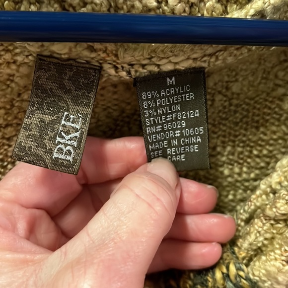 Buckle BKE dark tan and olive sweater - Picture 4 of 4